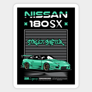 Iconic Nissan 180SX Car Magnet